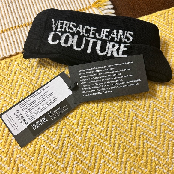 Versace Jeans Collection Black Casual Socks - Picture 2 of 4